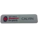 Metal Nametag W/ Magnet Back