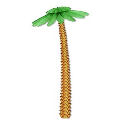 Palm Tree - Jointed w/ tissue fronds
