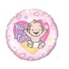 Yes! I'm A Girl Round Mylar Balloon