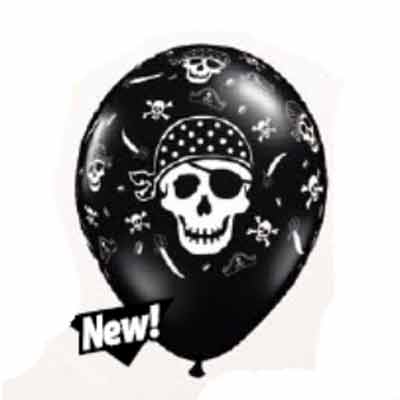 Pirate Skull & Crossbones Balloons