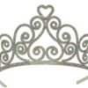 Glittered Tiara Silver