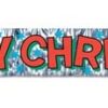 Metallic Merry Christmas Banner
