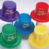Plastic Top Hat w/ Happy New Year
