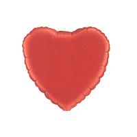 Ruby Red Heart Mylar Balloon