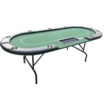 Poker Table W/Folding Legs