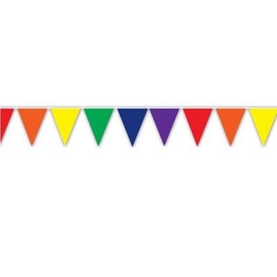 Rainbow Pennant Banner