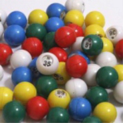 Plastic Bingo Balls