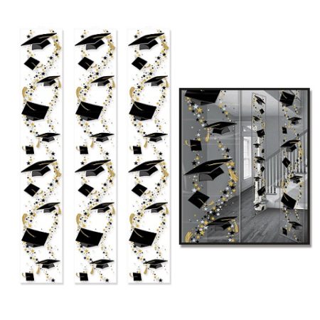 Grad Caps Party Panels