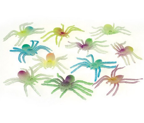 Glow-in-the-Dark Spiders