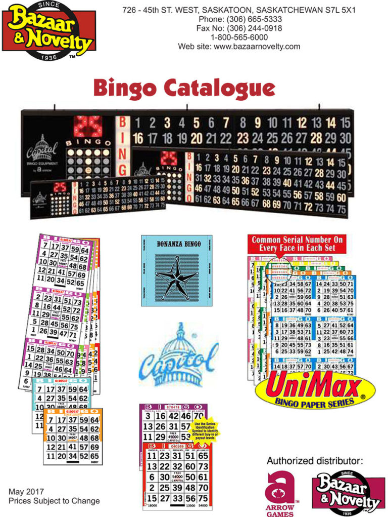 Catalogues Bazaar Novelty