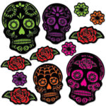 Day of the Dead Sugar Skull Cutouts