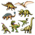 Dinosaur Cutouts 10"-19"