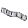 Filmstrip Metallic Decorating Material 15" x 25'