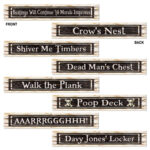 Pirate Sign Cutouts