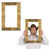 Western Wanted Photo Fun Frame 15½" x 23½"