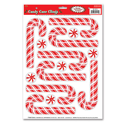 Candy Cane Clings