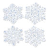 Glittered Snowflake Cutouts