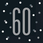 Black & Silver Napkins 60