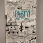 Ahoy Pirate Coloring Paper Table Cover