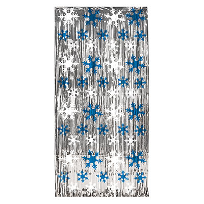 Snowflake 1-Ply Gleam Curtain
