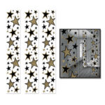 Black & Gold Star Panels
