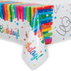 Rainbow Ribbon Birthday Table Cover