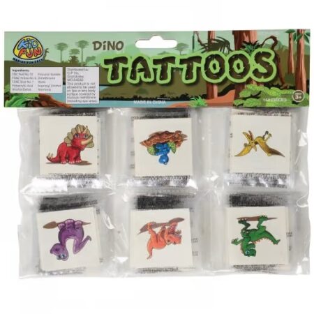 Temporary Dinosaur Tattoos