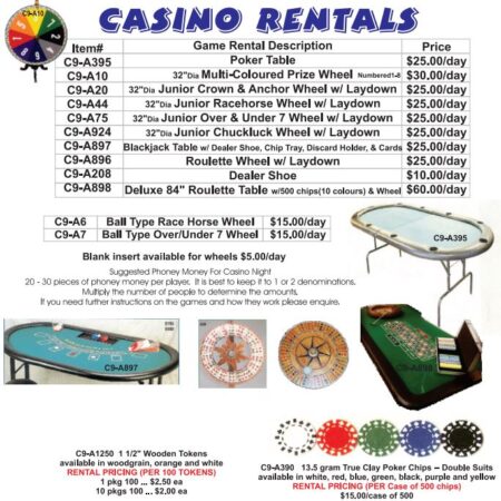 Casino Rentals