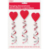 Valentines Double Hanging Swirls