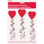 Valentines Double Hanging Swirls