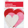 Mini Hearts Glitter Cutouts