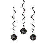 New Years Hanging Swirls