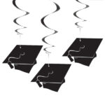 Grad Hanging Swirl Decorations