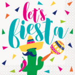 Lets Fiesta Beverage Napkins