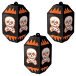 Vintage Halloween Skeleton Lanterns