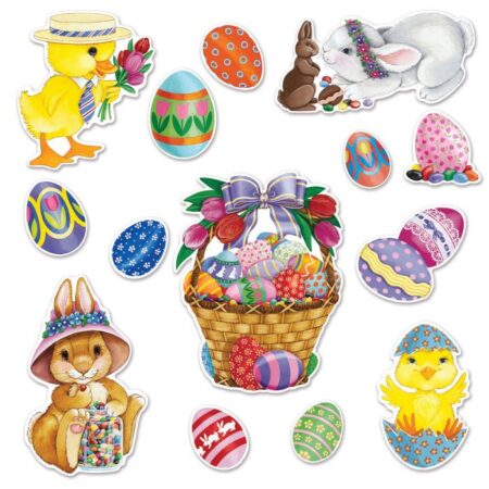 Easter Basket & Friends Cutouts