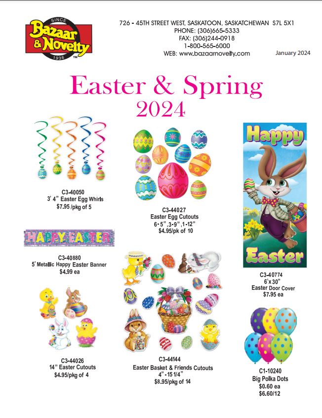 Easter catalogue