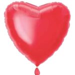 18 Mylar Red Heart