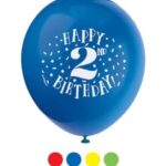 Happy 2nd Birthday Balloons