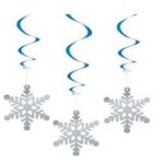 Snowflakes Hanging Swirl Decorations