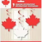Canada Day Hanging Swirls